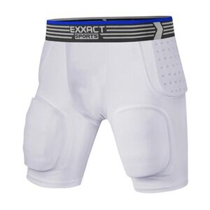 Exxact Sports Rebel 5 Pad Youth Size M Girdle For Boys W/ Integrated Hips Thighs